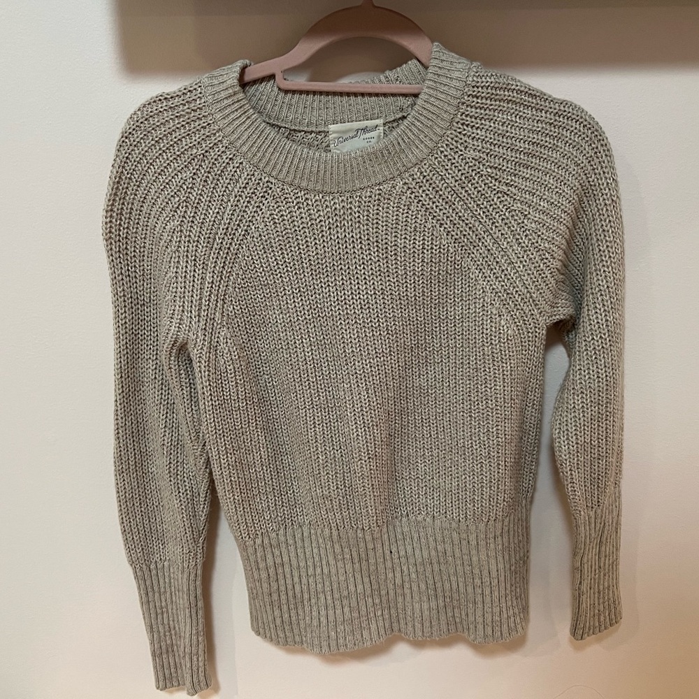 Womens Crew Neck Pullover Sweater
